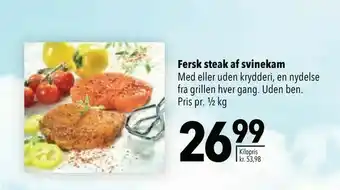 Citti Fersk steak af svinekam tilbud