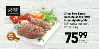 Citti Silver Fern Farms New Zealandsk fersk lammetykstegsfilet tilbud