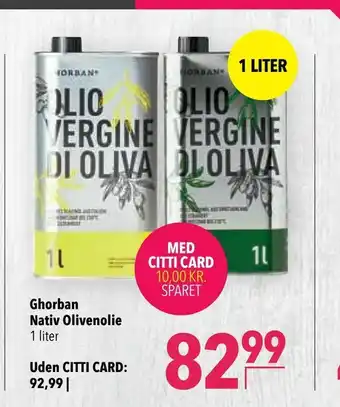 Citti Ghorban Nativ Olivenolie tilbud