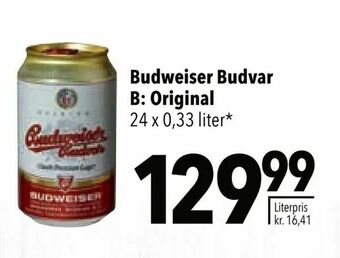 Citti Budweiser Budvar B: Original tilbud