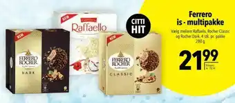 Citti Ferrero is - multipakke tilbud