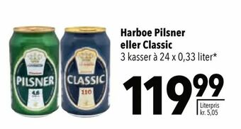 Citti Harboe Pilsner eller Classic tilbud