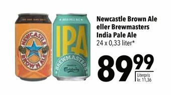 Citti Newcastle Brown Ale eller Brewmasters India Pale Ale tilbud