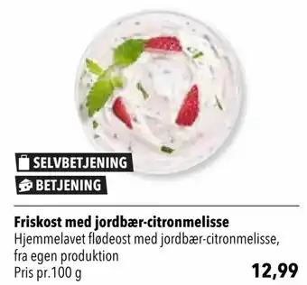 Citti Friskost med jordbær-citronmelisse tilbud