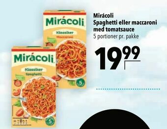 Citti Mirácoli Spaghetti eller maccaroni med tomatsauce tilbud