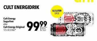 Cult Energy Sugarfree eller Cult Energy Original