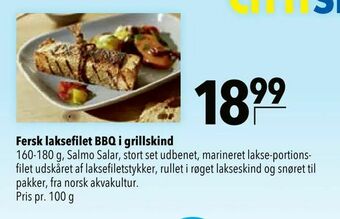 Citti Fersk laksefilet BBQ i grillskind tilbud