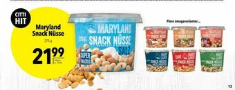 Citti Maryland Snack Nüsse tilbud