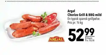 Citti Argal Chorizo Grill & BBQ mild tilbud