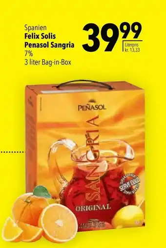 Citti Felix Solis Penasol Sangria tilbud