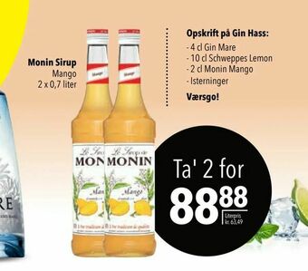 Citti Monin Sirup tilbud