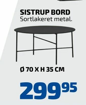 Davidsen Sistrup bord tilbud