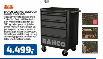 Davidsen Bahco værkstedsvogn tilbud