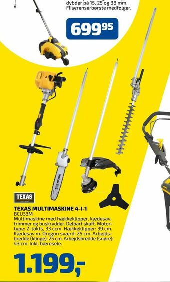 Davidsen Texas multimaskine 4-i-1 tilbud