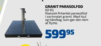 Granit parasolfod