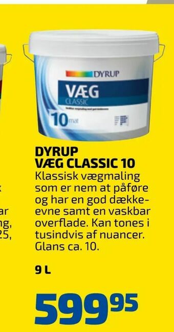 Davidsen Dyrup væg classic 10 tilbud