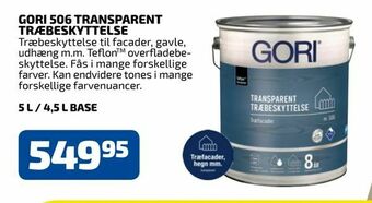 Davidsen Gori 506 transparent træbeskyttelse tilbud