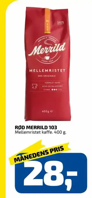 Rød merrild