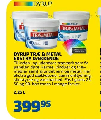 Davidsen Dyrup træ & metal ekstra dækkende tilbud