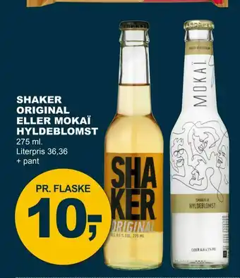 Let-Køb Shaker original eller mokaï hyldeblomst tilbud