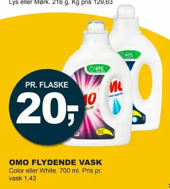 Let-Køb Omo flydende vask tilbud