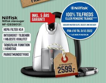 Skousen Nilfisk støvsuger nf-128390131 tilbud