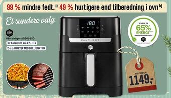 Skousen Obh airfryer ag5058s0 tilbud