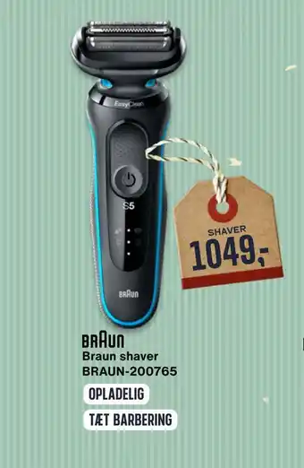 Skousen Braun shaver braun-200765 tilbud