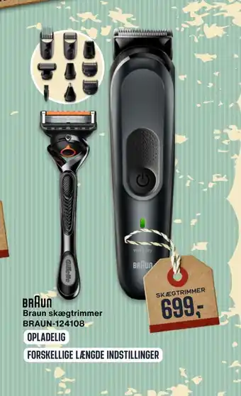 Skousen Braun skægtrimmer braun-124108 tilbud