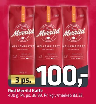 Fleggaard Rød merrild kaffe tilbud