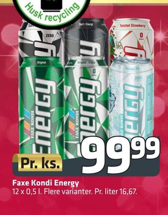 Fleggaard Faxe kondi energy tilbud