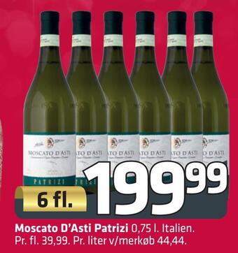 Fleggaard Moscato d'asti patrizi tilbud
