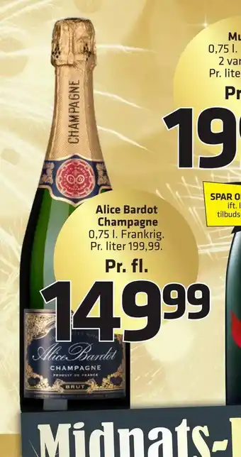 Alice bardot champagne