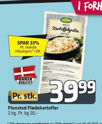 Fleggaard Flensted flødekartofler tilbud