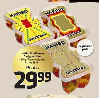 Fleggaard Haribo guldbamse designedition tilbud