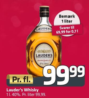 Fleggaard Lauder's whisky tilbud