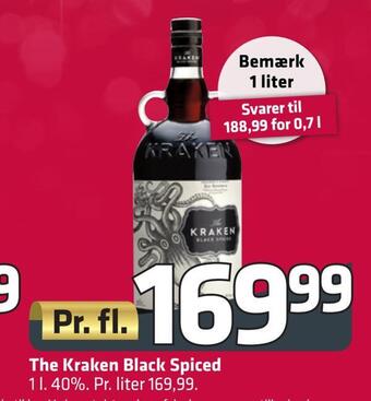 Fleggaard The kraken black spiced tilbud