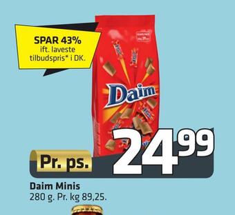 Fleggaard Daim minis tilbud