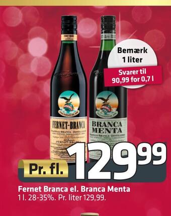 Fernet branca el. branca menta