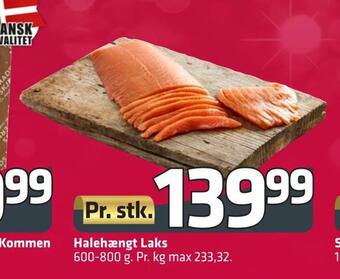 Fleggaard Halehængt laks tilbud