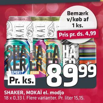 Fleggaard Shaker, mokaï el. modjo tilbud