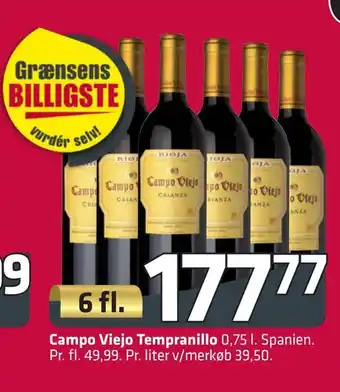 Fleggaard Campo viejo tempranillo tilbud
