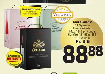 Fleggaard Torres coronas tilbud