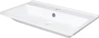 miami vask slimline 70cm hvid til miami badmøbel 47,5x70cm
