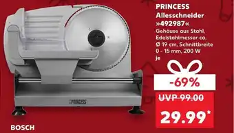 Kaufland Princess Allesschneider 492987 tilbud