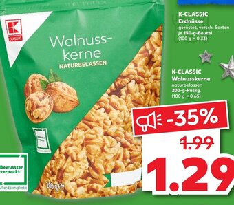 Kaufland K-Classic Walnusskerne tilbud