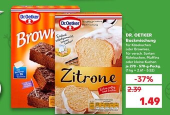 Kaufland Dr. Oetker Backmischung tilbud