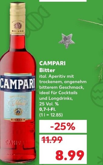 Kaufland Campari Bitter tilbud