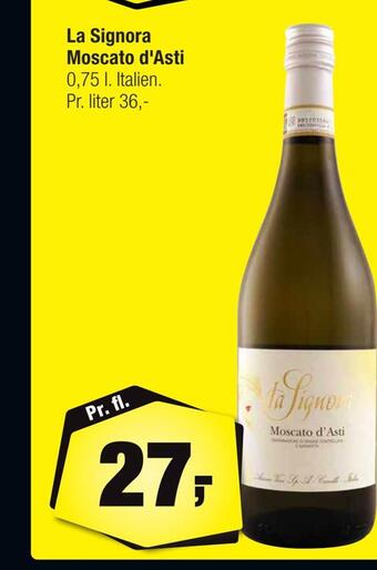 La signora moscato d'asti