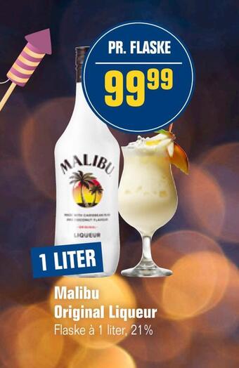 Otto Duborg Malibu original liqueur tilbud
